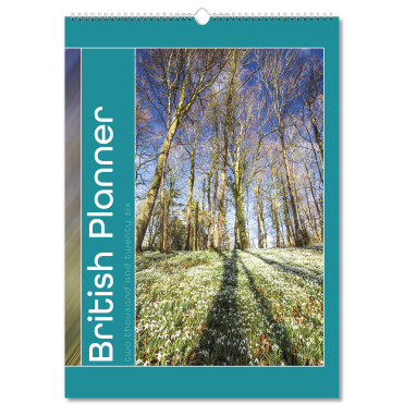 British Planner Wall Calendar - 13 Leaf