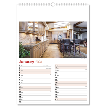 Optima D Templated Bespoke Calendar
