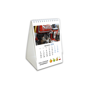 Portrait Mini Desk Templated Bespoke Calendar
